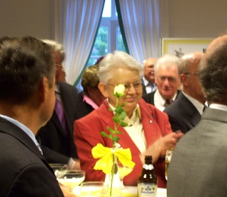 Foto von Frau Bäumler vom Christkönigs-Institut beim Festakt