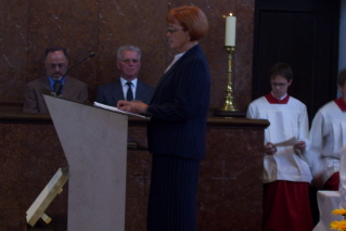 Foto von den Gedanken zum Tag beim Abschiedsgottesdienst