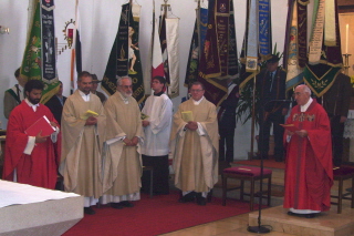 Foto von der Begrüßung durch Dekan Kraus