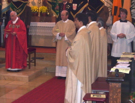 Foto von der Begrüßung der Ehrengäste