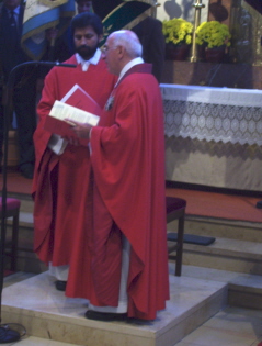 Foto von der Amtseinsetzung am Vorstehersitz