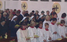 Foto von Schwestern aus dem Orden von Pater Johnson