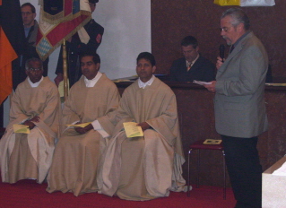 Foto von der Begr&uuml;&szlig;ung durch Hernn Dirr