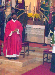 Foto von der &Uuml;berreichung der Wolfgangsplakette