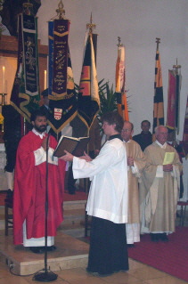 Foto vom feierlichen Segensgebet