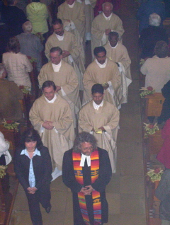 Foto vom Auszug der Konzelebranten