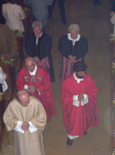 Foto vom Auszug von Pfarrer Johnson