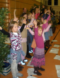 Foto vom St&auml;ndchen der Clemenslerchen