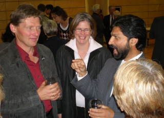 Foto von Pfarrer Johnson und seinen Wildpoldsriedern