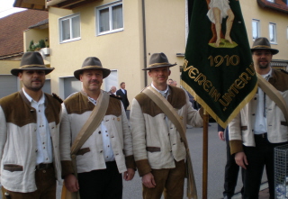 Foto der Abordnung vom Sch&uuml;tzenverein Erlingen