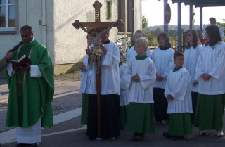 Foto vom Reisesegen von Kaplan Soni
