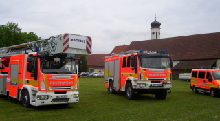 Foto von den Feuerwehrautos