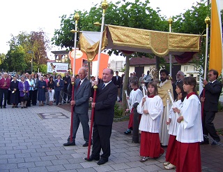 Foto von der Fronleichnamsprozession 2011