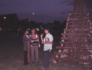 Foto von der Ansprache des Kolpingsvorsitzenden