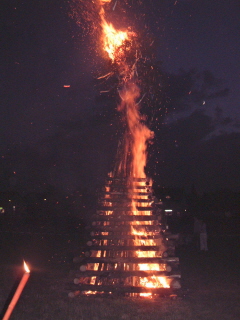 Foto vom Johannifeuer 2009