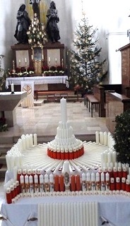 Foto von der Kerzenweihe an Maria Lichtmess