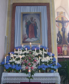 Foto vom Maialtar 2010 in unserer Kirche
