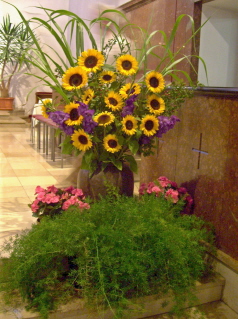 Foto vom Blumenschmuck