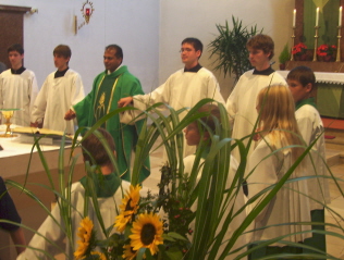 Foto vom gemeinsamen Vaterunser