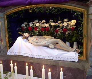 Foto vom Heiligen Grab in St. Clemens in Herbertshofen