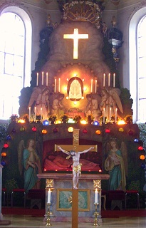 Foto vom Heiligen Grab in St. Nikolaus in Langenreichen