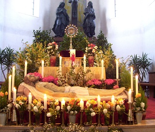 Foto vom Heiligen Grab in St. Wolfgang in Meitingen