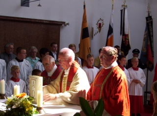 Foto vom Gottesdienstbeginn