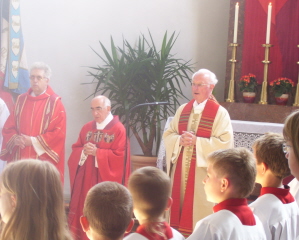 Foto vom Gloria beim Festgottesdienst