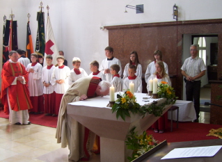 Foto vom Gottesdienstende