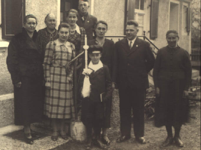 Foto der Kommunionkinder Jahrgang 1952/53