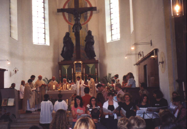 Foto von den Begegnungstagen zum Weltjugendtag 2005