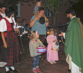 Foto vom Dank an die Musiker