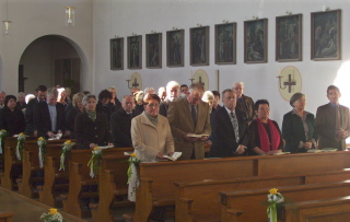 Foto von Gottesdienstbesuchern