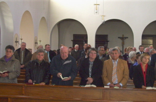 Foto von Gottesdienstbesuchern