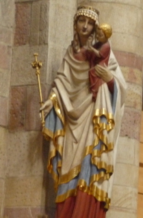 Foto der Muttergottes im K&ouml;lner Dom