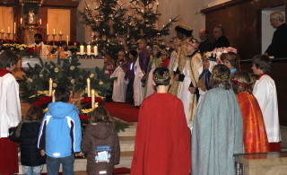 Foto der Sternsinger von St. Wolfgang