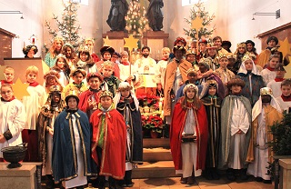Foto der Sternsinger 2014