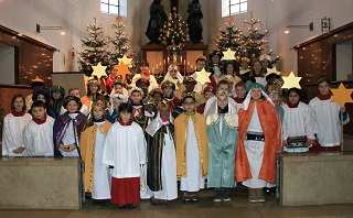 Foto der Sternsinger 2015
