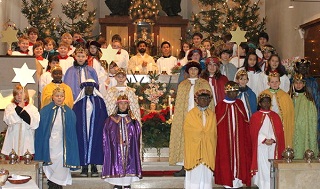 Foto der Sternsinger von St. Wolfgang