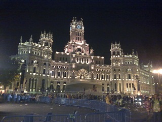 Foto vom Rathaus in Madrid