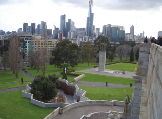 Foto von der Skyline von Melbourne