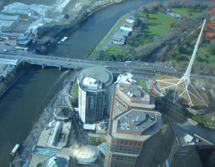 Foto von Melbourne von oben