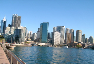 Foto der Skyline von Sydney