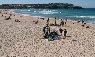 Foto vom Strand von Sydney